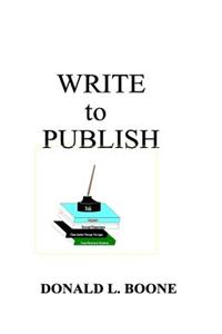 Write to Publish