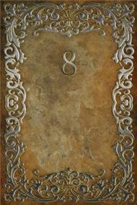 Monogram "8" Blank Book