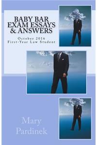 Baby Bar Exam Essays & Answers