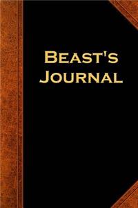 Beast's Journal Vintage Style