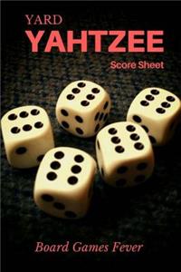 Yard Yahtzee Score Sheet