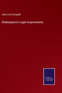 Shakespeare's Legal Acquirements