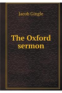 The Oxford Sermon