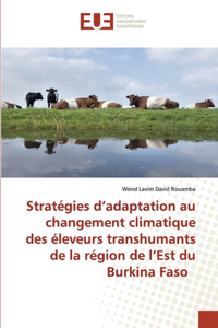 Stratégies d'adaptation au changement climatique des éleveurs transhumants de la région de l'Est du Burkina Faso