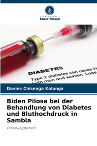 Biden Pilosa bei der Behandlung von Diabetes und Bluthochdruck in Sambia