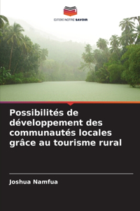 Possibilités de développement des communautés locales grâce au tourisme rural