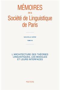 L'architecture Des Theories Linguistiques, Les Modules Et Leurs Interfaces