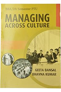 Managing Across Culture