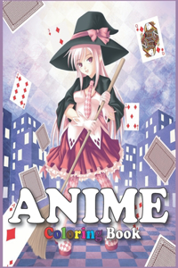 Anime Coloring Book