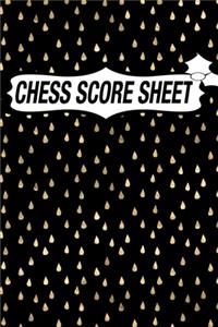 Chess Score Sheet