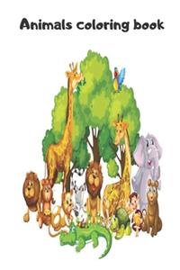 Animals coloring book