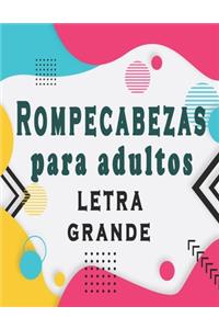 Rompecabezas para adultos letra grande