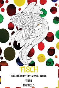 Malbücher für Erwachsene - Mandala - Tiere - Fisch