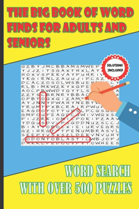 The Big Book of Word Finds for Adults and Seniors