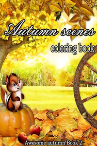 Autumn Scenes Coloring Book