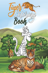 Tiger Coloring Book