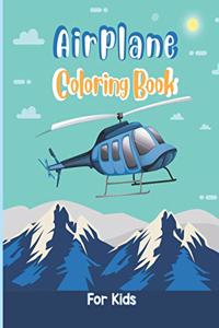 Airplane Coloring Book For Kids