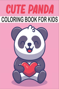 Cute Panda Coloring Book For Kids