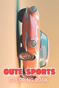 Cute Little Sports Car Coloring Book
