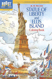 Statue of Liberty and Ellis Island Coloring Book