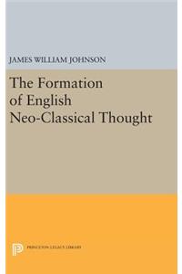 Formation of English Neo-Classical Thought