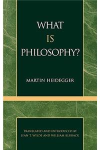 What is Philosophy?