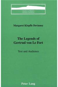 Legends of Gertrud Von Le Fort