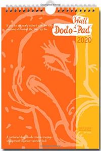Dodo Wall Pad 2020 - Calendar Year Wall Hanging Week to View Calendar Organiser
