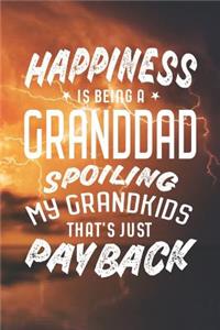 Happiness Is Being A Granddad Spoiling My Grandkids That's Just Payback