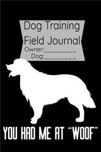 Dog Training Notebook