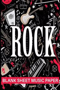 Rock Blank Sheet Music Paper
