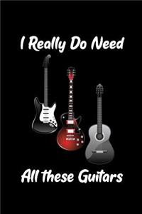 I Really Do Need All These Guitars
