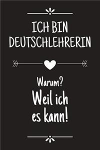 Ich bin Deutschlehrerin