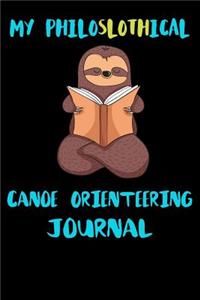 My Philoslothical Canoe Orienteering Journal