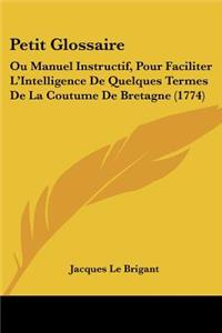 Petit Glossaire