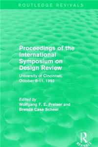 Proceedings of the International Symposium on Design Review (Routledge Revivals)