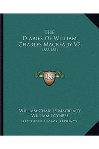 The Diaries Of William Charles Macready V2