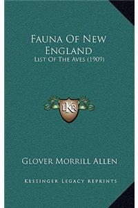 Fauna of New England: List of the Aves (1909)