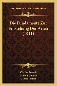 Fundamente Zur Entstehung Der Arten (1911)