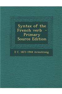 Syntax of the French Verb