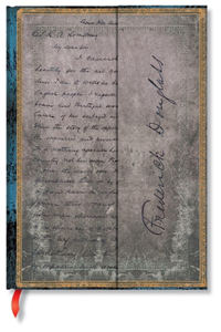 Paperblanks Frederick Douglass, Letter for Civil Rights Embellished Manuscripts Collection Hardcover Ultra Lined Wrap Closure 144 Pg 120 GSM