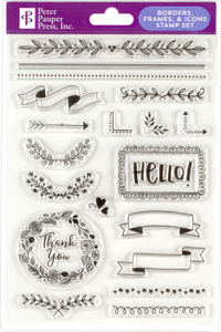 Broders, Frames & Icons Clear Stamp Set