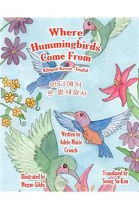 Where Hummingbirds Come From Bilingual Korean English