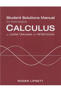 Student Solutions Manual for Calculus (Multivariable)