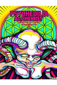 Psychedelia Alchemist Adult Coloring Book