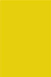 Journal Citrine Yellow Color Simple Plain Yellow