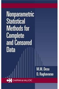 Nonparametric Statistical Methods for Complete and Censored Data