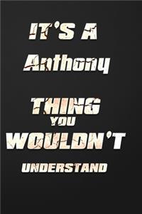 It's a Anthony Thing You Wouldn't Understand