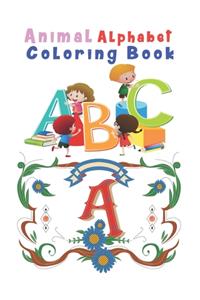 Animal Alphabet Coloring Book