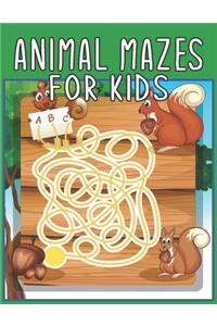 Animal Mazes For Kids